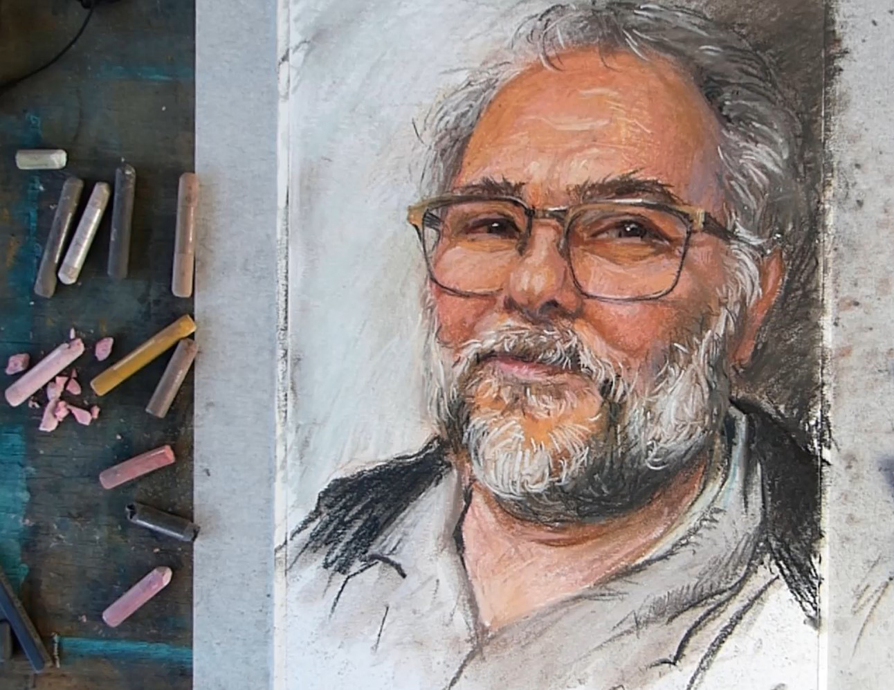 Comment Dessiner Un Portrait Au Pastel - Apprendre La Peinture Avec ...